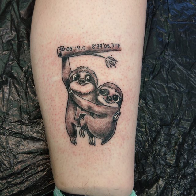 Kleines Eulen Tattoo